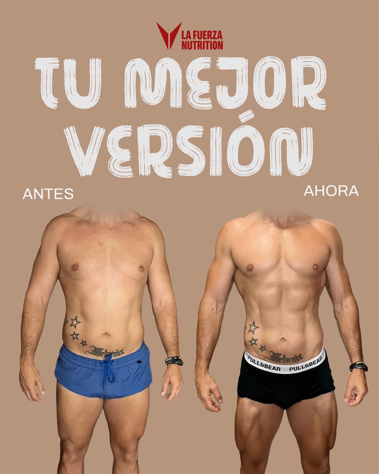 Transformacion La Fuerza Nutrition