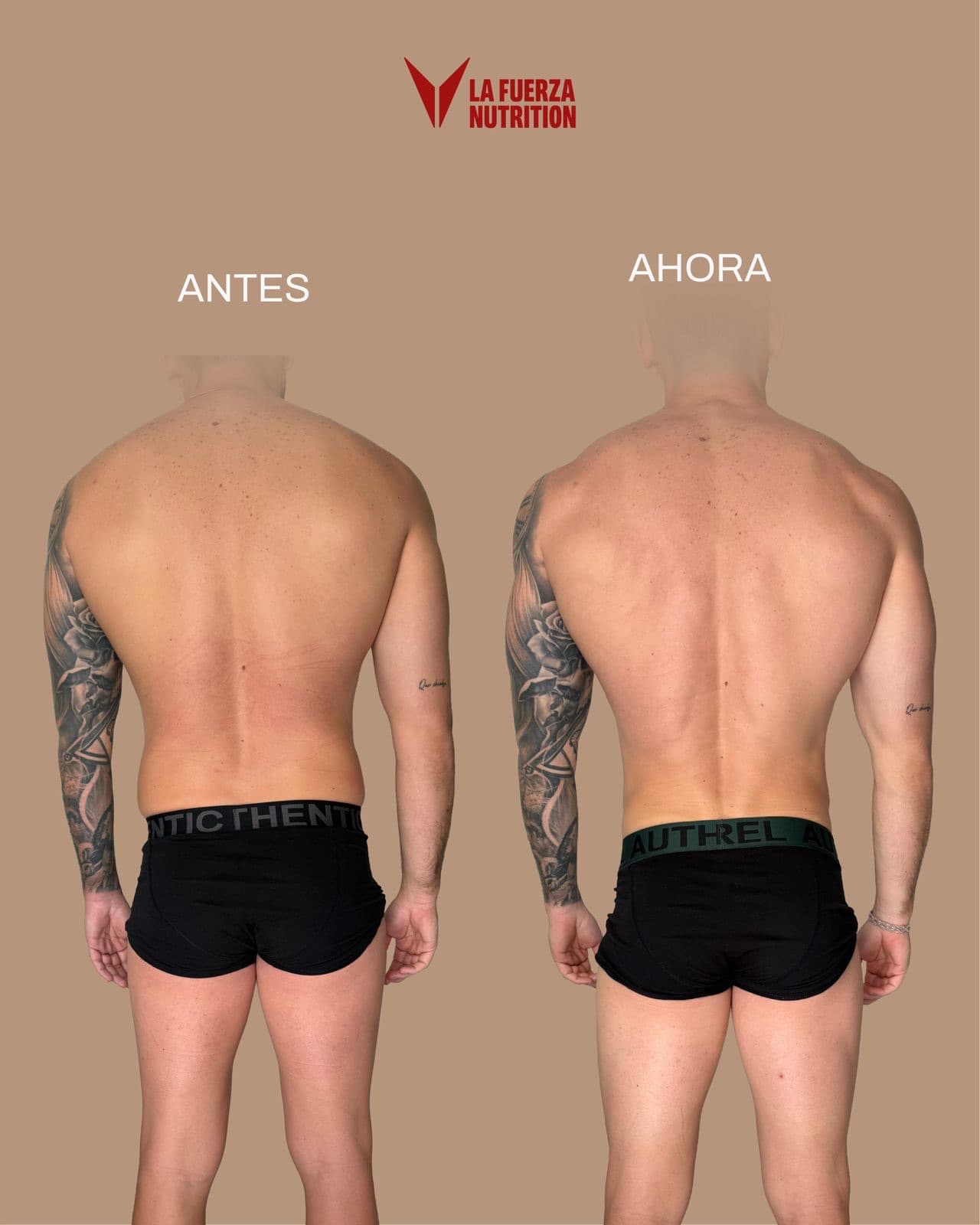 Transformacion La Fuerza Nutrition