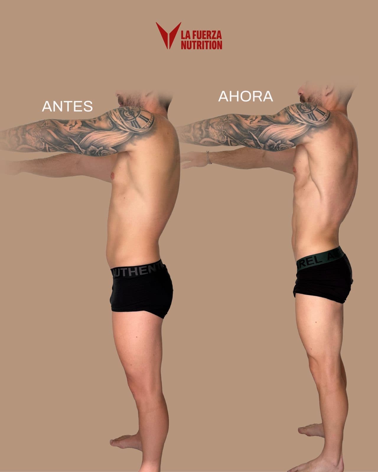 Transformacion La Fuerza Nutrition